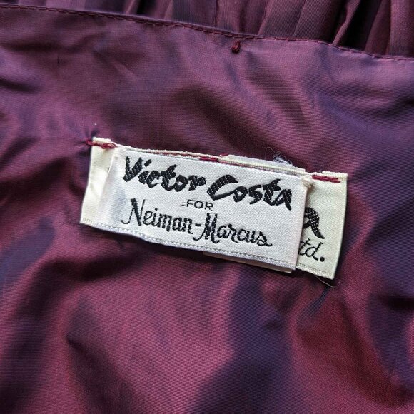 80s Victor Costa Sugarplum Gown | Modern size S |  PRICE FIRM!!! - Picture 5 of 5